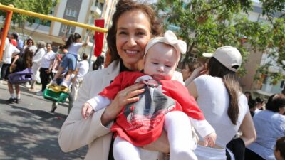 23 Nisan Ulusal Egemenlik ve Çocuk Bayramı kutlamalarını Sancaklı köyünden başlatan Karşıyaka