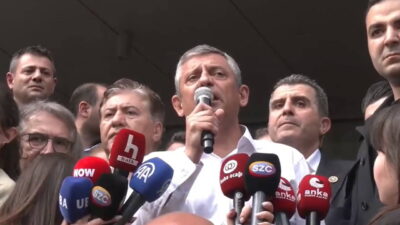 Polis ekiplerinin müdahale ederek tamamen boşalttığı CHP Genel Merkezi’nde Özgür
