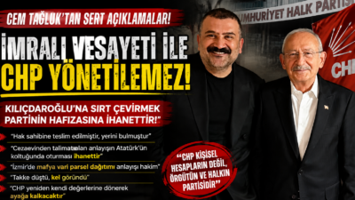 Parti içerisindeki tartışmaların artık fikir ayrılığını aştığını belirten Tağluk, CHP’nin