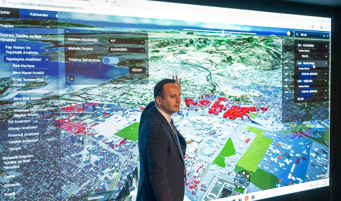 Bornova Belediyesi, Netcad 360 teknolojisiyle ilçenin cadde ve sokaklarını 360°