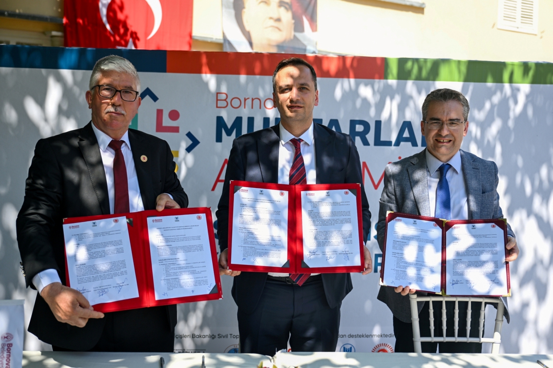 Bornova Belediyesi, Bornova Kaymakamlığı, Yaşar Üniversitesi ve Muhtarlar Derneği iş