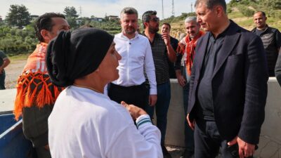 İzmir Büyükşehir Belediye Başkanı Dr. Cemil Tugay, Buca’nın Belenbaşı Mahallesi’nde