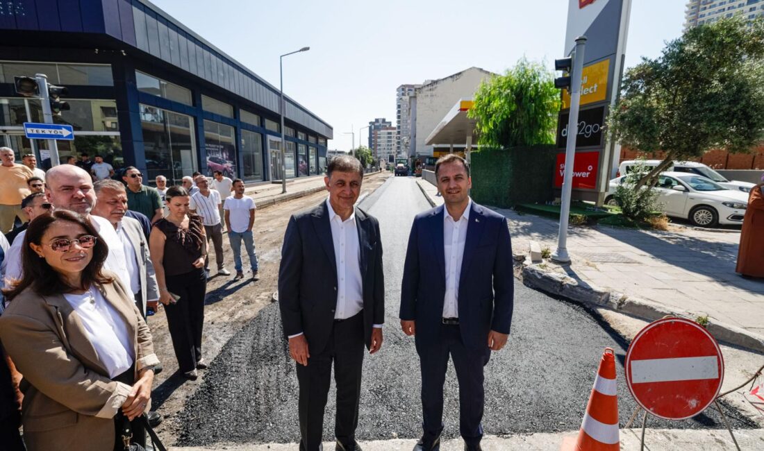 İzmir Büyükşehir Belediyesi ile Bornova Belediyesi, Çamdibi’nde eş zamanlı yol