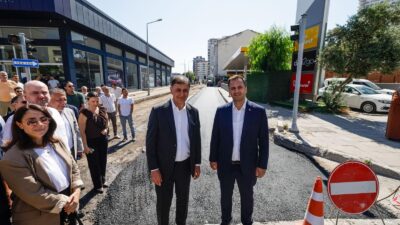 İzmir Büyükşehir Belediyesi ile Bornova Belediyesi, Çamdibi’nde eş zamanlı yol