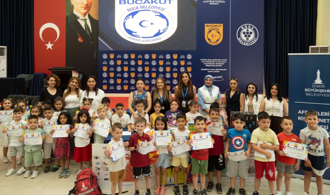 İzmir Büyükşehir Belediyesi, afetlere dirençli bir toplum hedefiyle okul öncesi