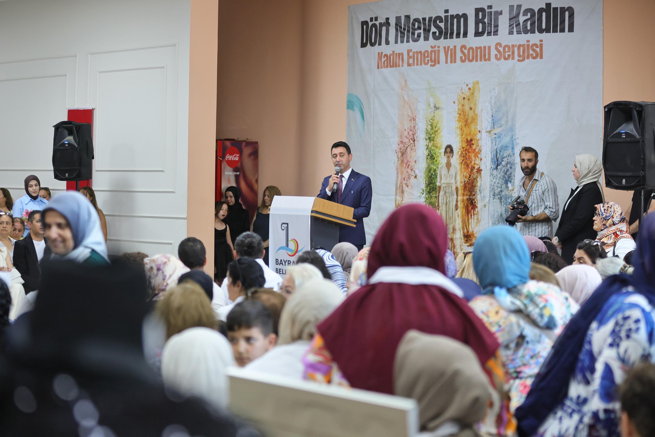Bayraklı Belediyesinin semt merkezleri, kültür merkezleri ve Bahar Evi’nde düzenlenen