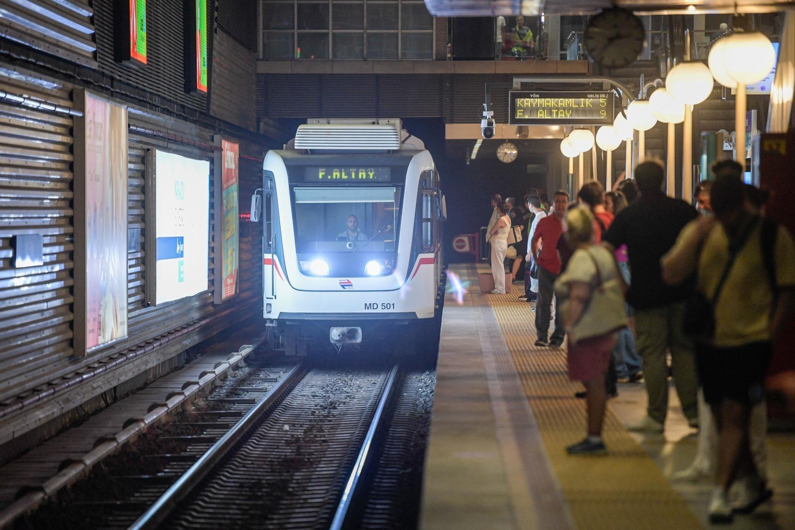 İzmir Büyükşehir Belediyesi iştiraki İzmir Metro AŞ, 1–3 Temmuz 2026