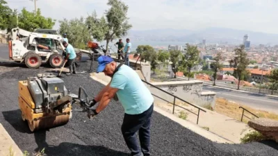Konak Belediyesi ekipleri, doğal gaza kavuşmanın mutluluğunu yaşayan Çahabey, Fatih,