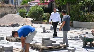 Bornova Belediye Başkanı Ömer Eşki, Tarihi Çarşı ve Köşkler Bölgesi'nde