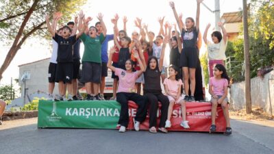 Karşıyaka Belediyesi tarafından düzenlenen ‘Sokak Senin Mahalle Olimpiyatları’nın coşkusu bu kez Cumhuriyet Mahallesi’ni