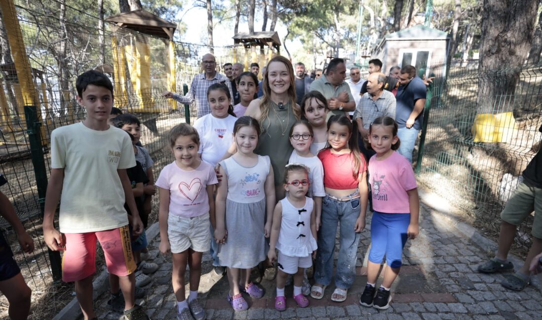 Konak Belediyesi’nin Çınartepe Aydın Erten Rekreasyon Alanı’ndaki Macera Parkı, yeni