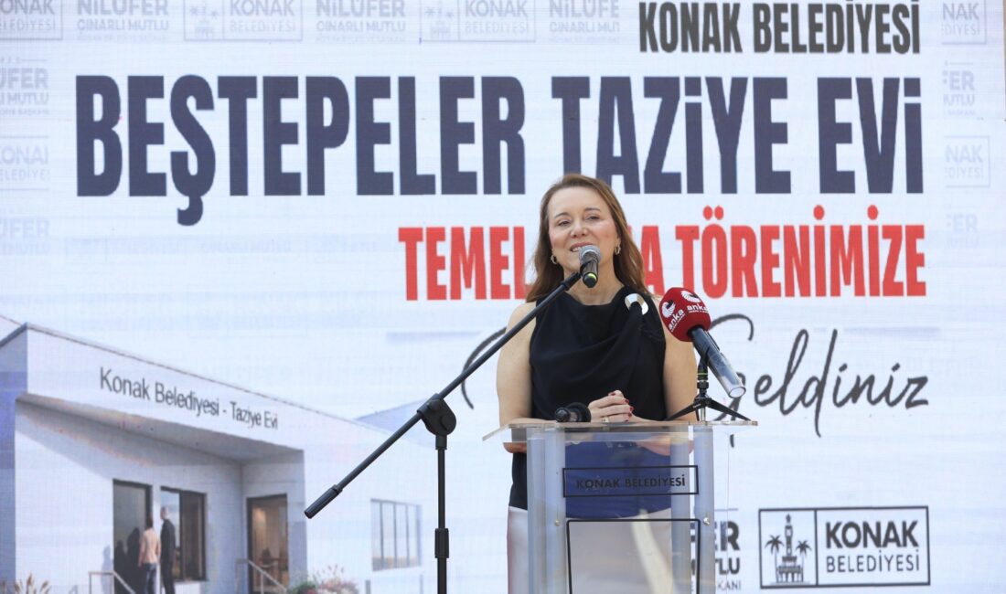 Konak’ta sosyal dayanışmayı güçlendirecek Beştepeler Taziye Evi’nin temel atma töreninde
