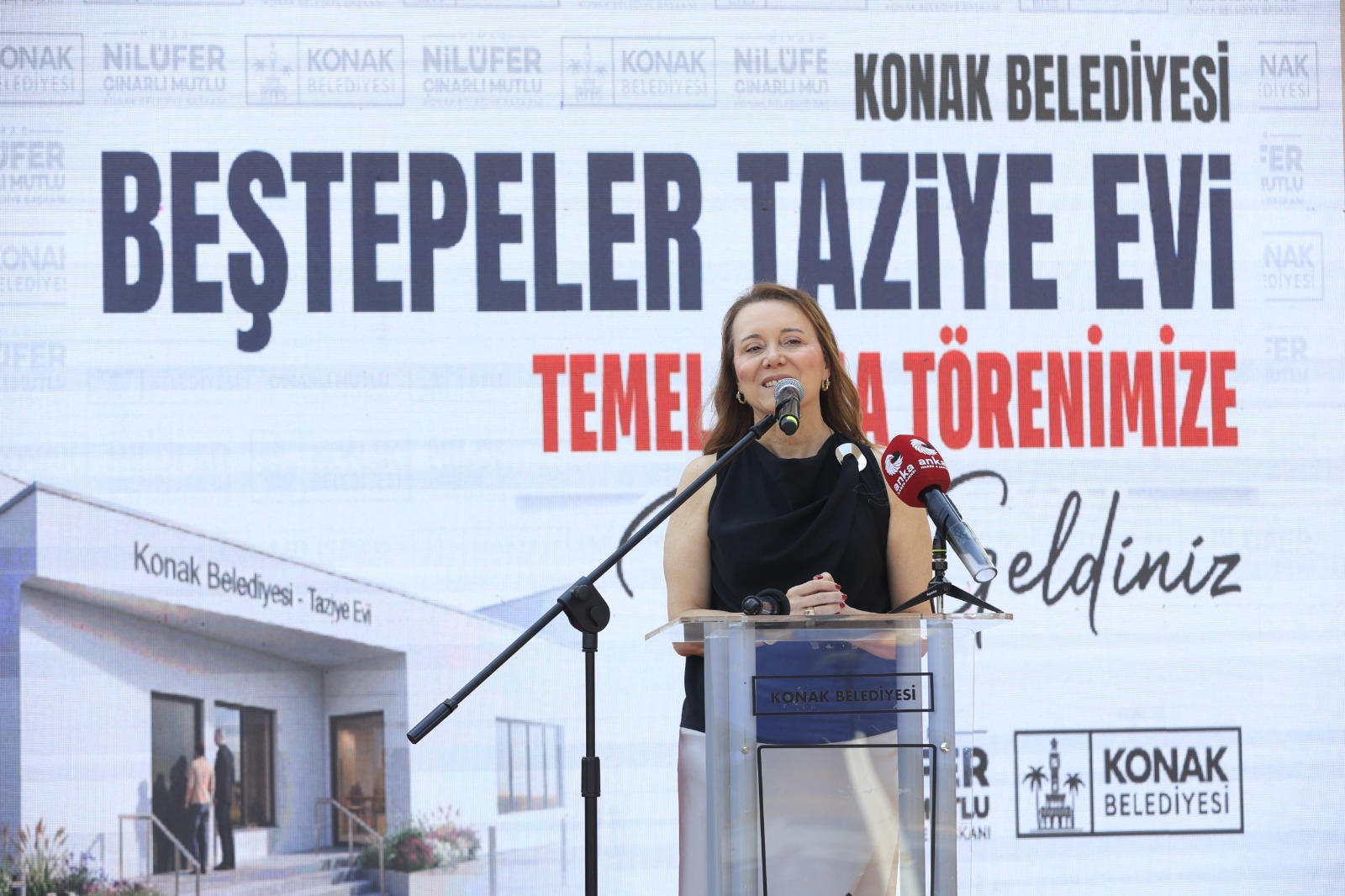 Konak’ta sosyal dayanışmayı güçlendirecek Beştepeler Taziye Evi’nin temel atma töreninde