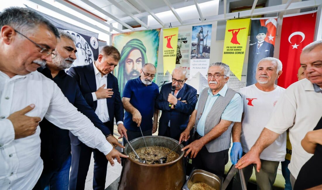 İzmir Büyükşehir Belediye Başkanı Dr. Cemil Tugay, Bornova Pir Sultan