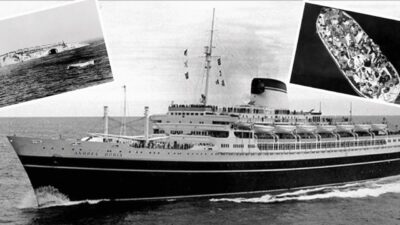 25 Temmuz 1956 gecesi Atlantik Okyanusu'nun ortasında ilerleyen iki yolcu