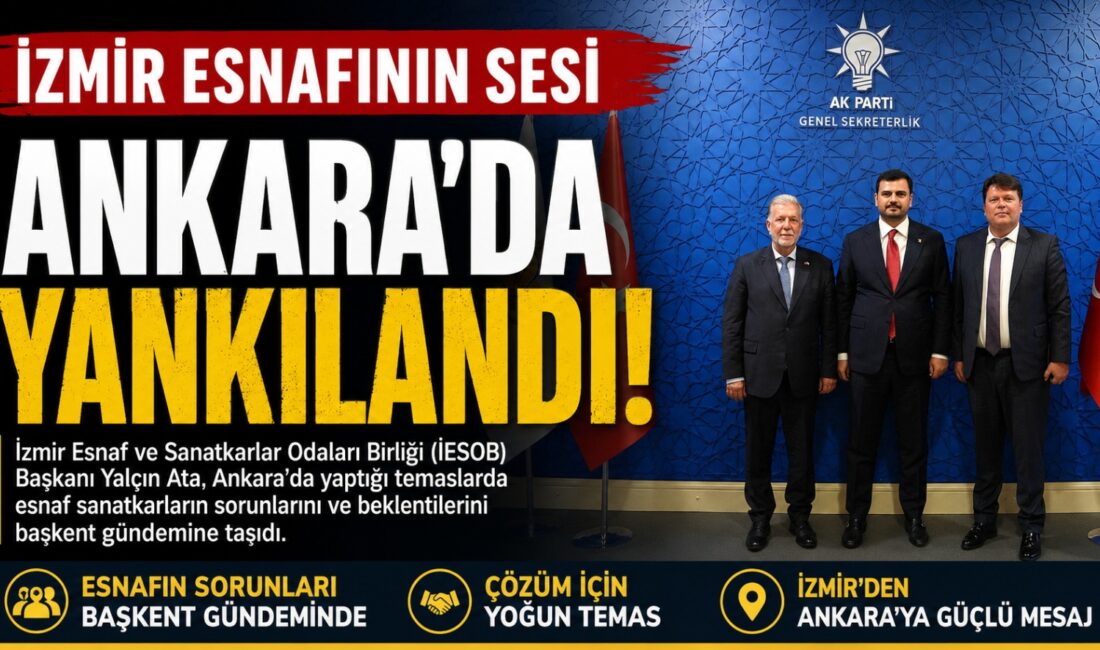 İzmir Esnaf ve Sanatkarlar Odaları Birliği (İESOB) Başkanı Yalçın Ata,