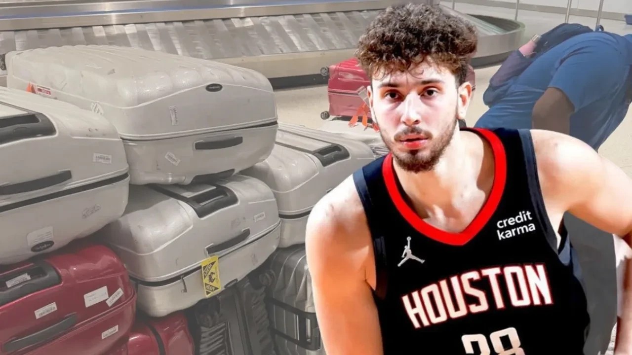 Milli basketbolcu, Türkiye tatilinin ardından havalimanında çekilen bir kareyle dikkat