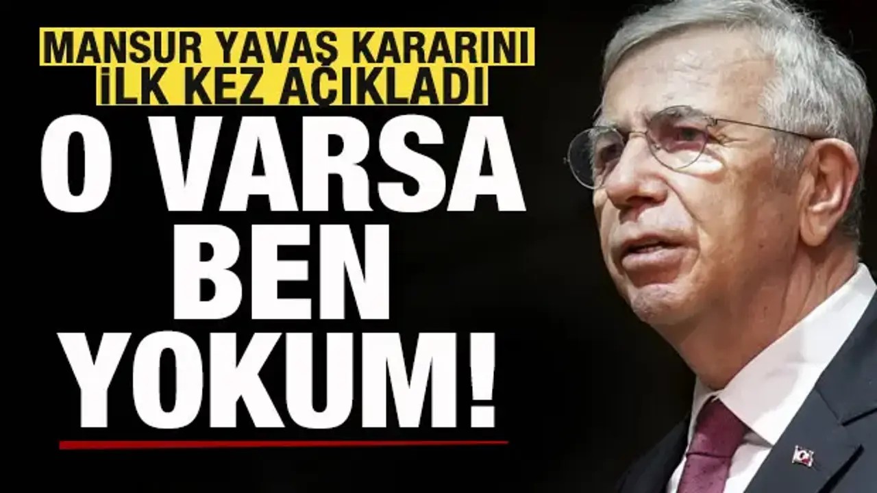 Yeni Parti'nin kuruluşunun ardından Ankara Büyükşehir Belediye Başkanı Mansur Yavaş