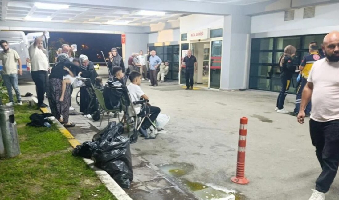 Orhaneli'de bir sünnet düğününde ikram edilen tavuklu pilavı yiyen 367