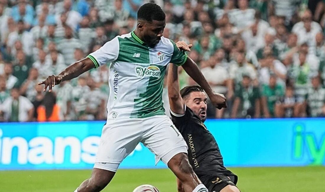 Trendyol 1. Lig'in 2. haftasında Bursaspor, Bursa'da oynanan maçta Iğdır