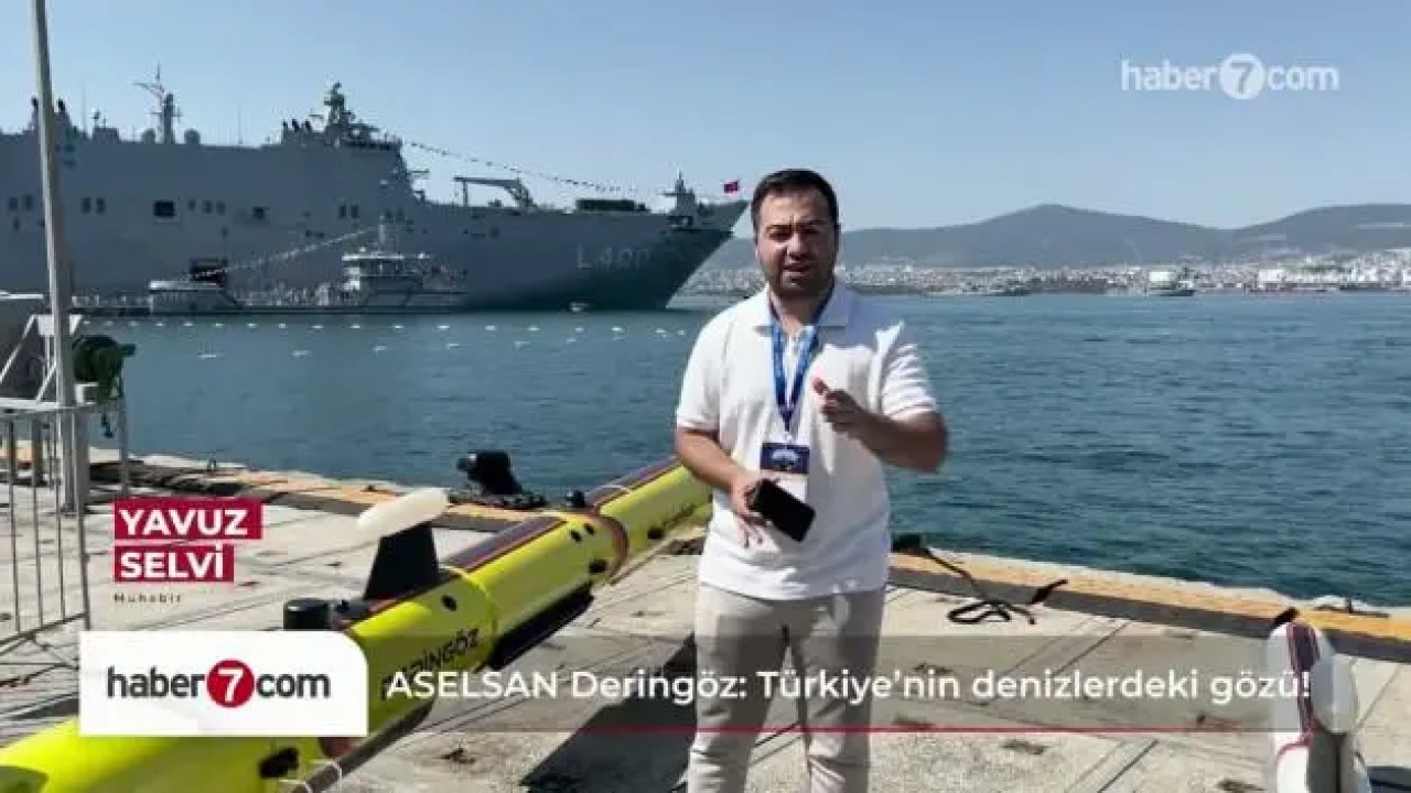 TEKNOFEST Mavi Vatan görüntülerine göre Deringöz, 600 metre derinlikte otonom