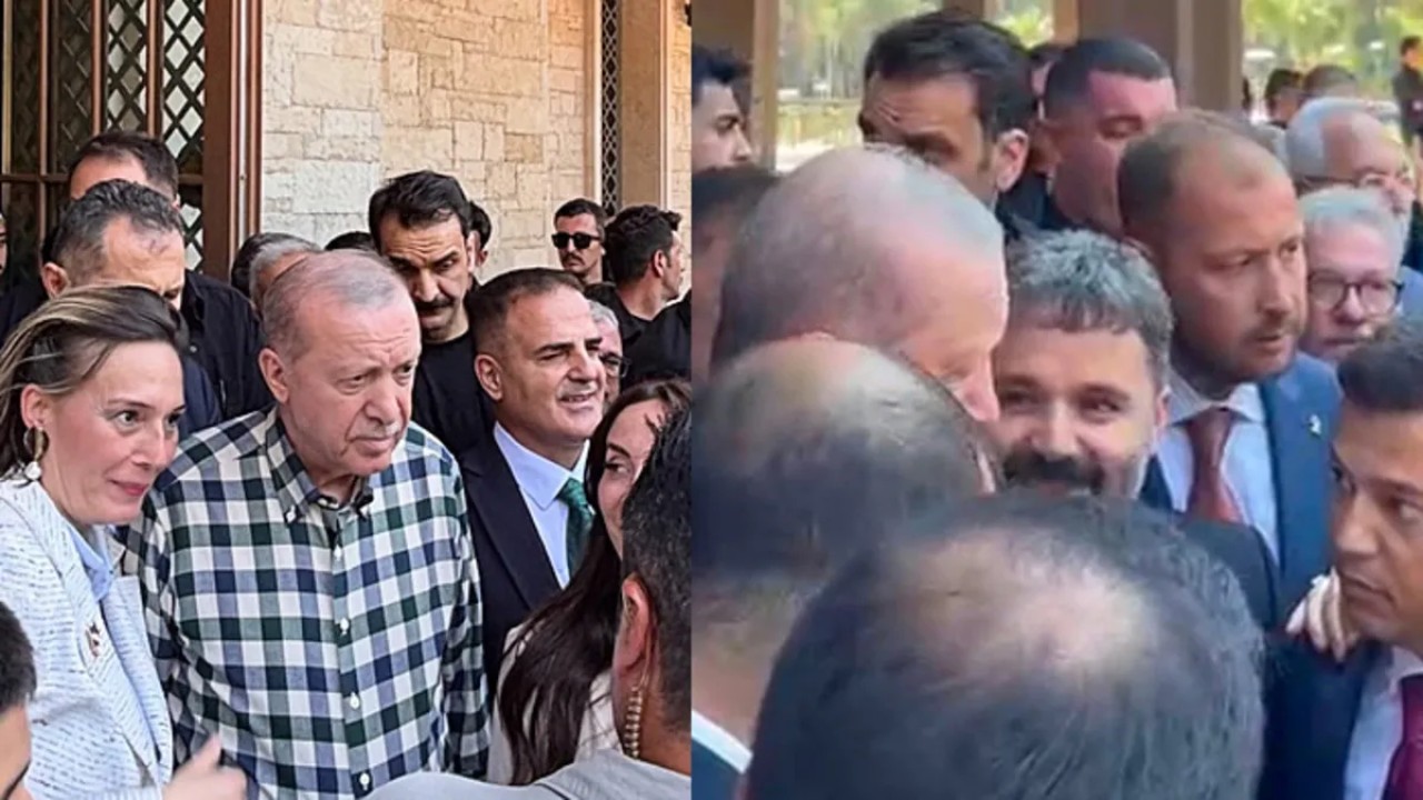 Cumhurbaşkanı Recep Tayyip Erdoğan, Muğla'nın Marmaris ilçesinde cuma namazı sonrası