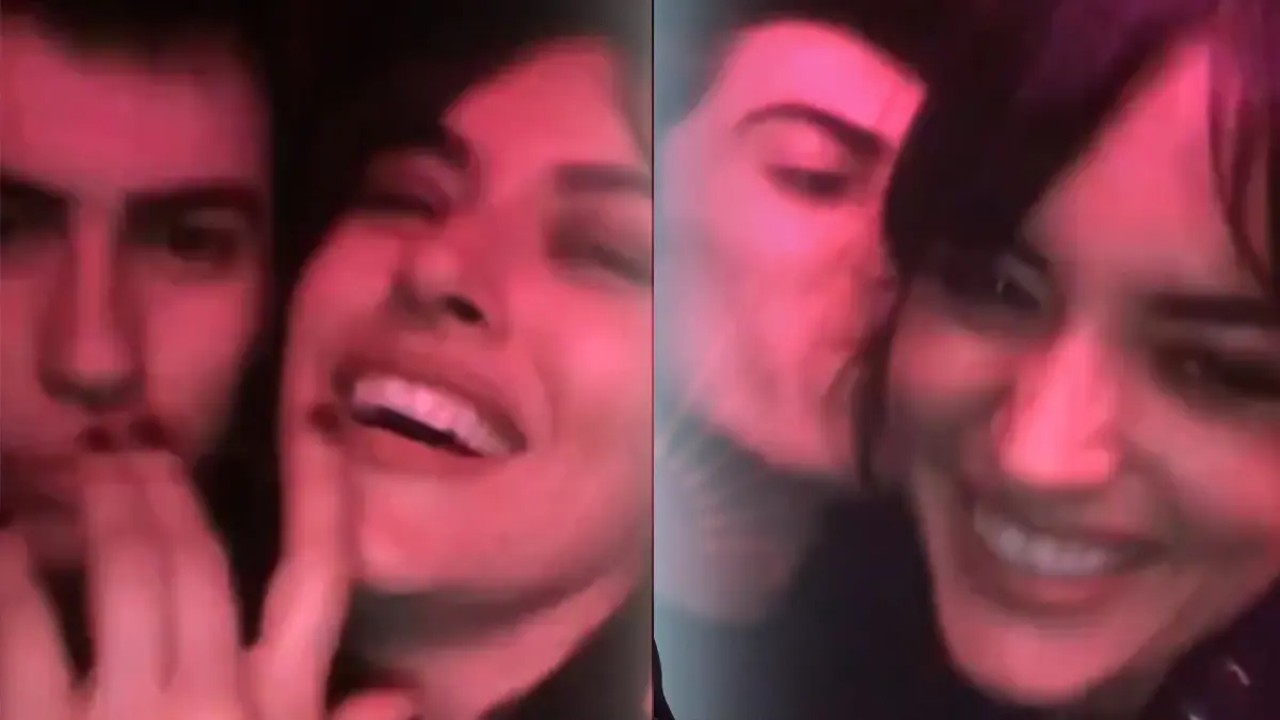 Sosyal medyada yayılan bir videoda Ezgi Mola'nın genç bir hayranıyla