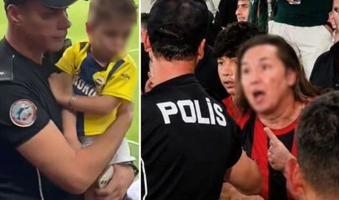 Süper Lig'in açılış haftasındaki maçta Gençlerbirliği tribününde rakip takım forması