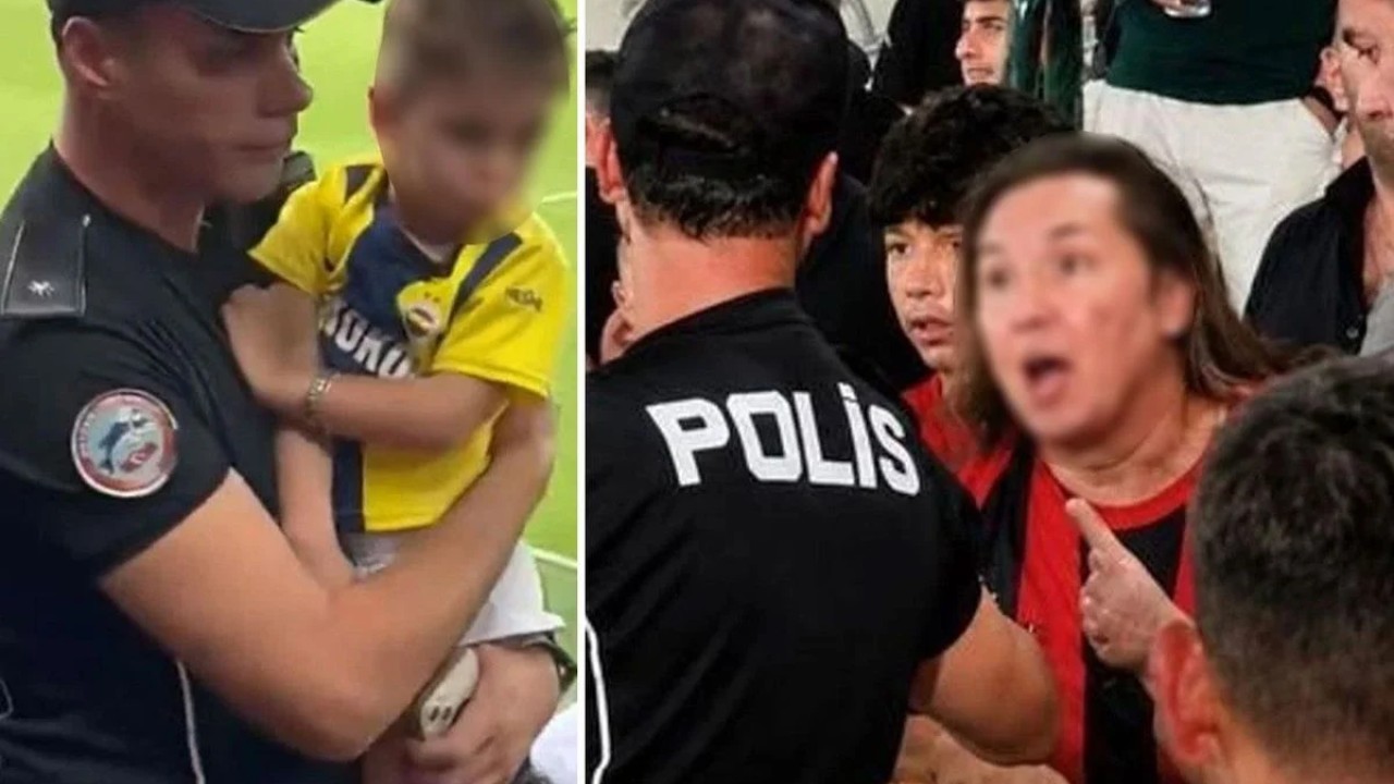Süper Lig'in açılış haftasındaki maçta Gençlerbirliği tribününde rakip takım forması