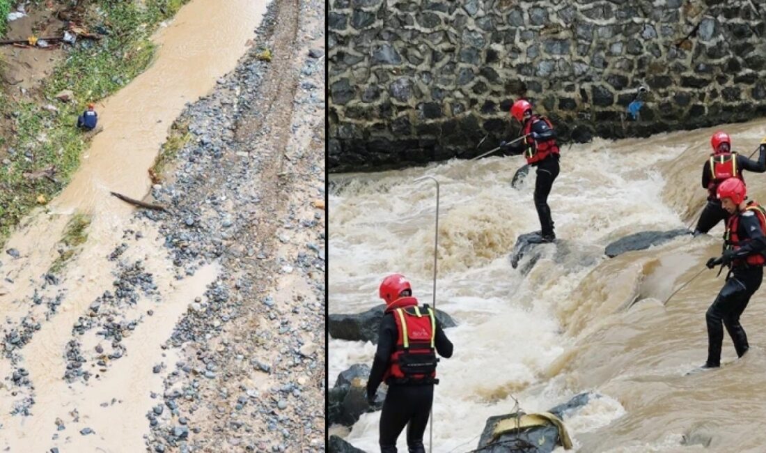 Bir önceki sel felaketinin ardından Giresun'da önceki gece yeniden sağanak