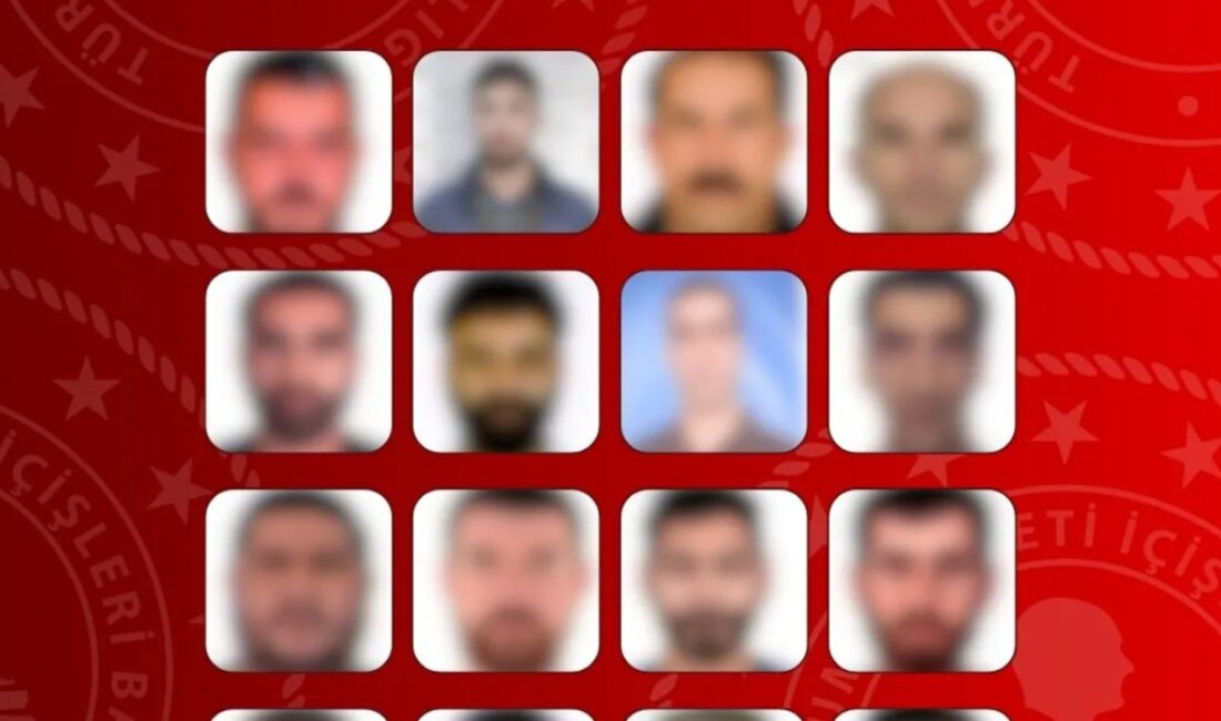 Bakanlık, uluslararası ve ulusal düzeyde aranan 60 kişinin yakalanarak Türkiye'ye