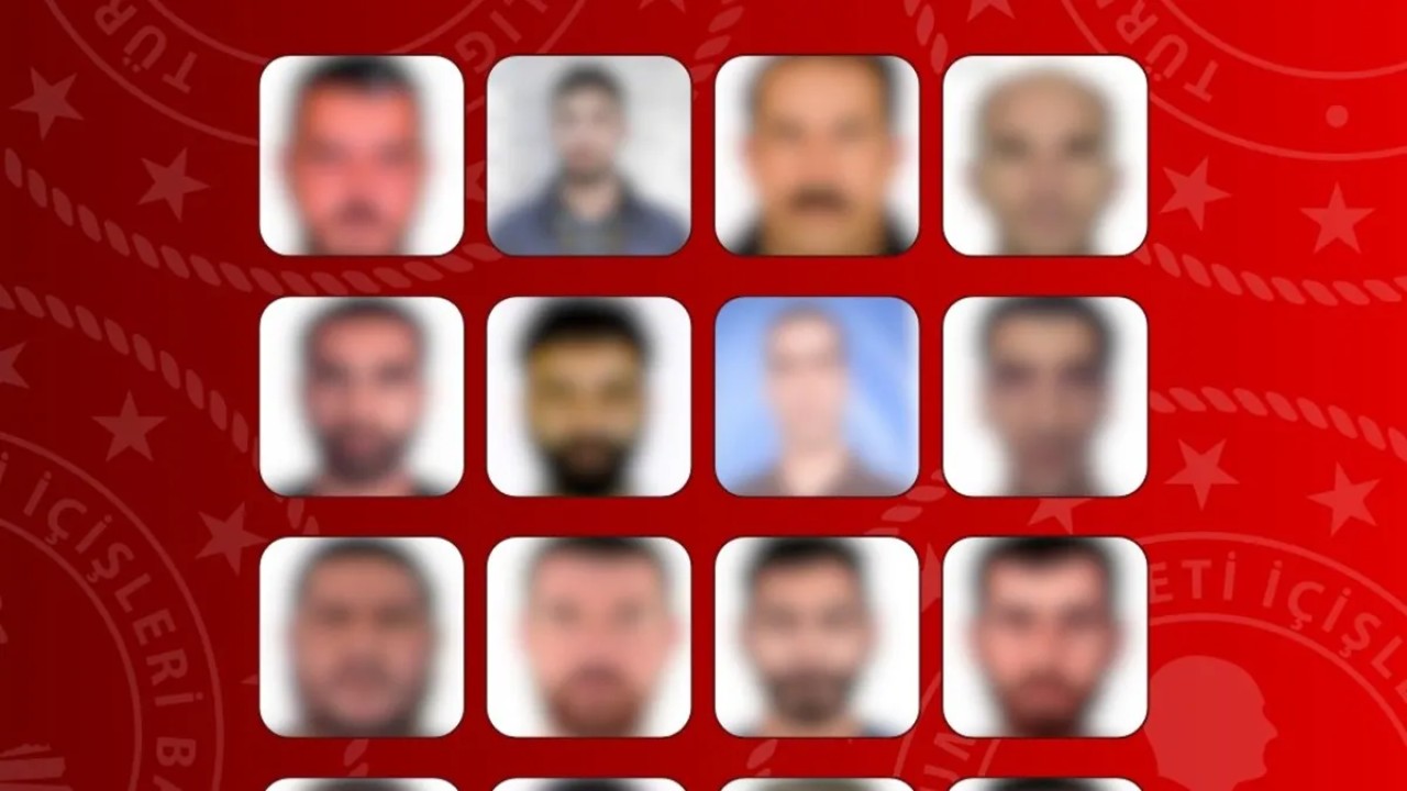 Bakanlık, uluslararası ve ulusal düzeyde aranan 60 kişinin yakalanarak Türkiye'ye