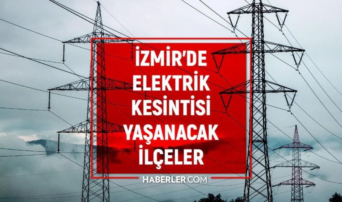 GEDİZ'in duyurusuna göre 22-23 Ağustos tarihlerinde İzmir'in bazı ilçelerinde planlı
