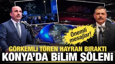 Konya Büyükşehir Belediyesi'nin düzenlediği 11. Konya Bilim Festivali coşkulu bir