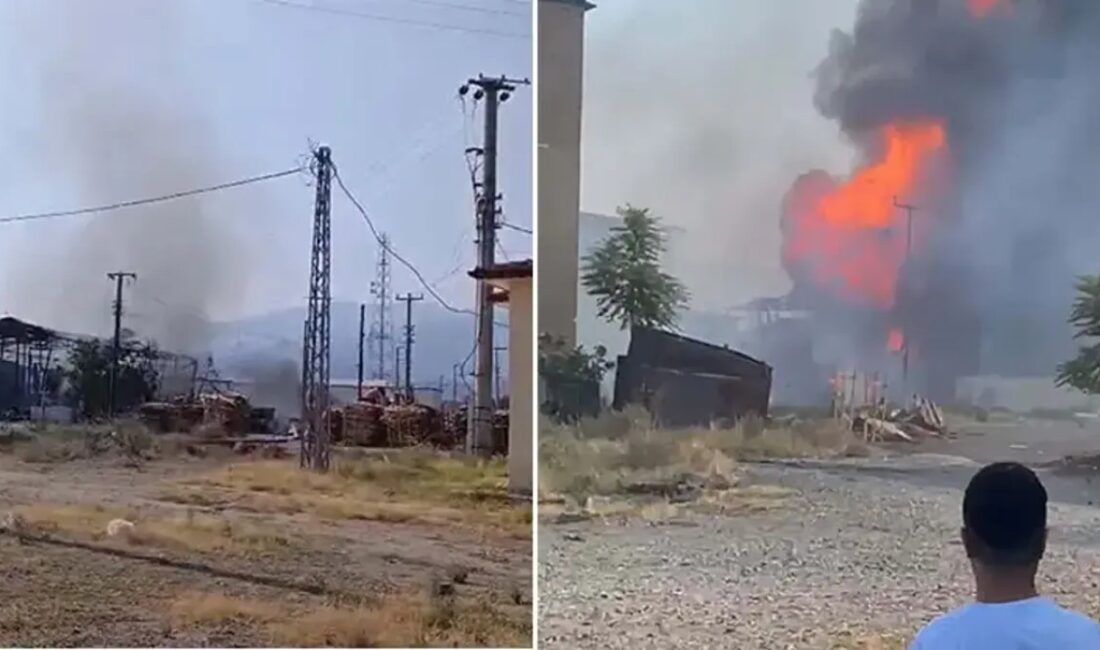 Manisa'nın Salihli ilçesindeki sanayi sitesinde bir dolum tesisinde patlama oldu.