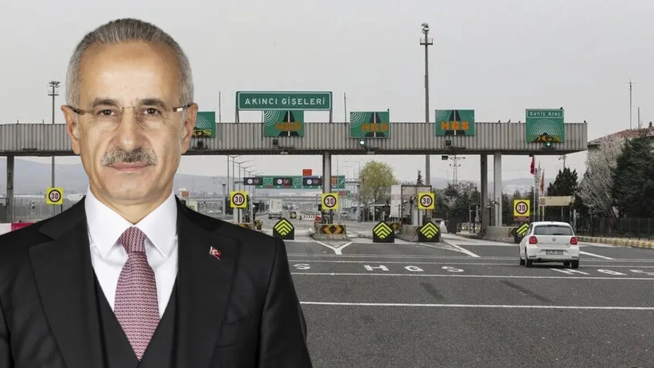 Ulaştırma ve Altyapı Bakanı Abdulkadir Uraloğlu, Akıncı Gişeleri'nde Serbest Geçiş