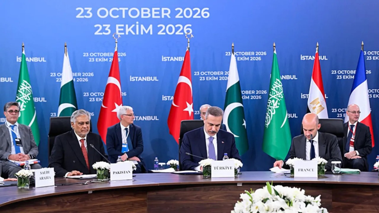Dışişleri Bakanı Hakan Fidan, İstanbul'daki R4+E3 Dışişleri Bakanları Toplantısı'nın ardından