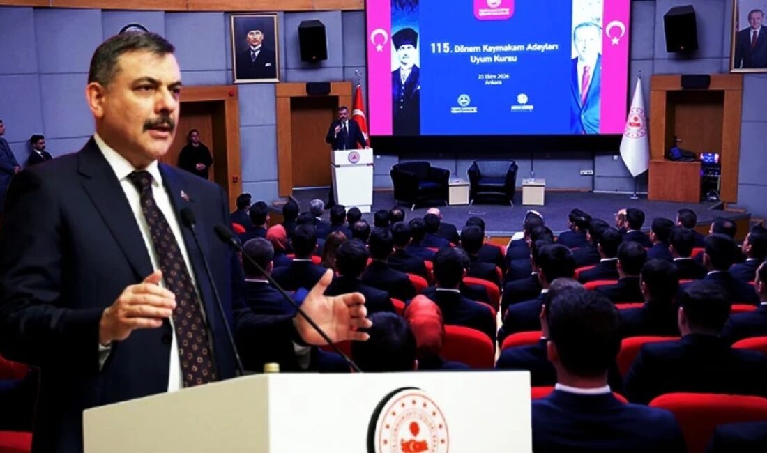 115'inci Dönem Kaymakam Adayları Kursu'nun kapanışında İçişleri Bakanı Mustafa Çiftçi,