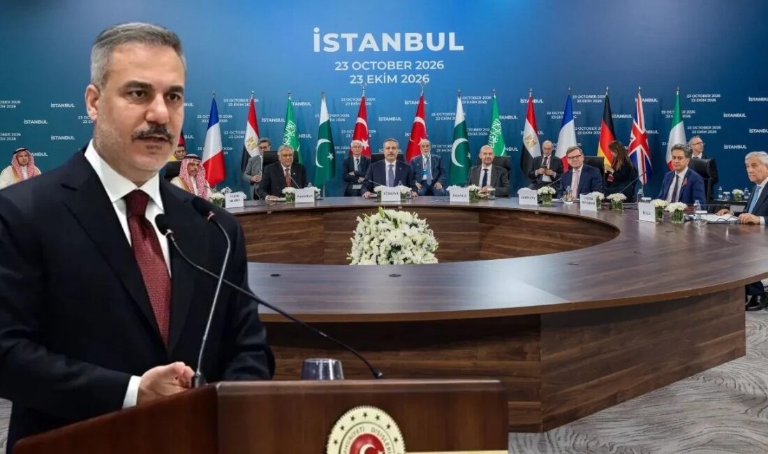 Sekiz ülkenin dışişleri bakanlarının katıldığı toplantıda Dışişleri Bakanı Hakan Fidan